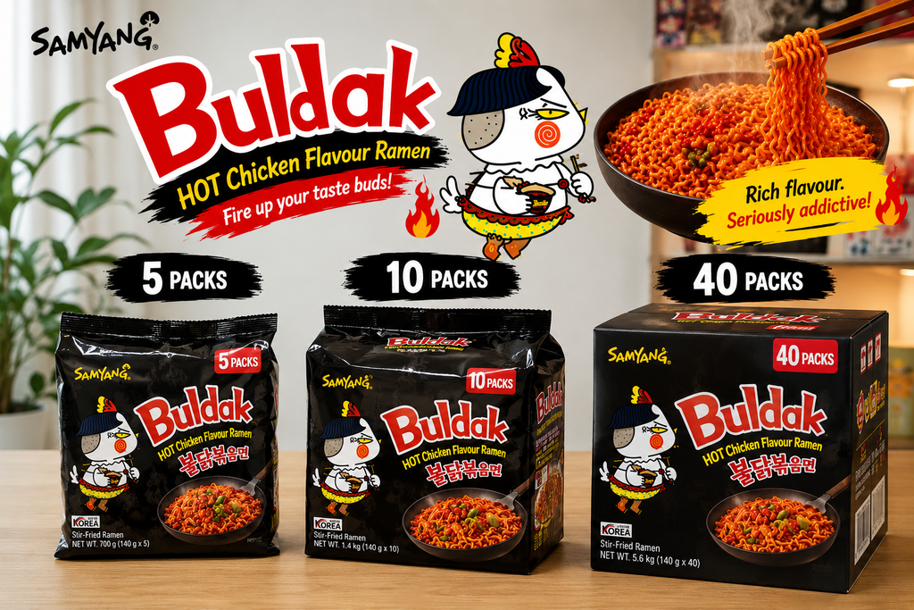 Samyang Buldak Hot Chicken Flavour Ramen 140g - Bulk Packs