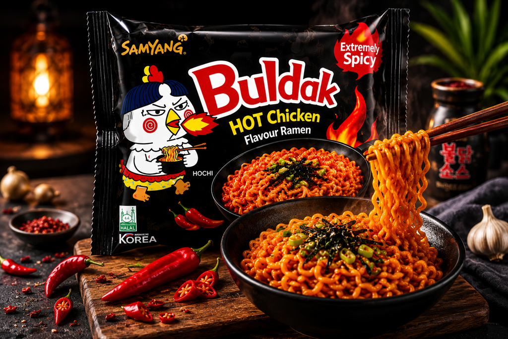 Samyang Buldak Hot Chicken Flavour Ramen, 140g per pack - Bulk Packs