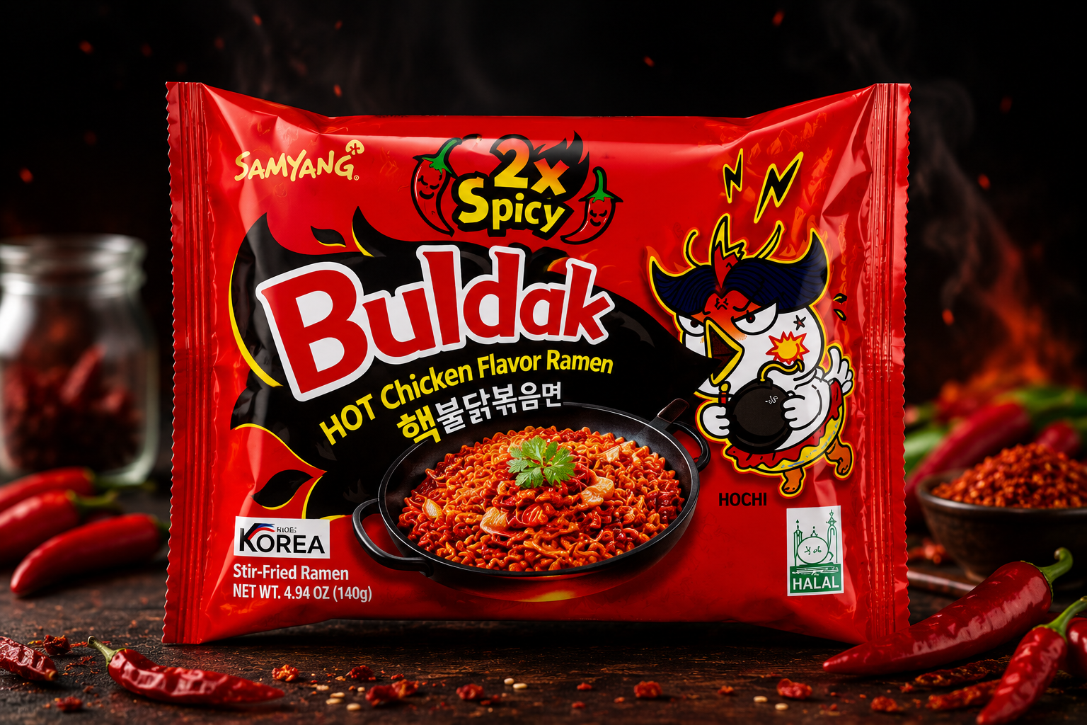 Samyang Buldak 2x Spicy Ramen 140g per pack- Bulk Packs