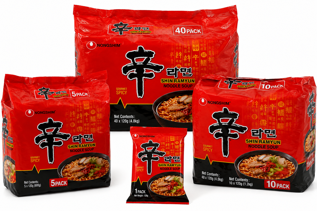 Shin Ramyun Spicy Instant Noodles 120g
