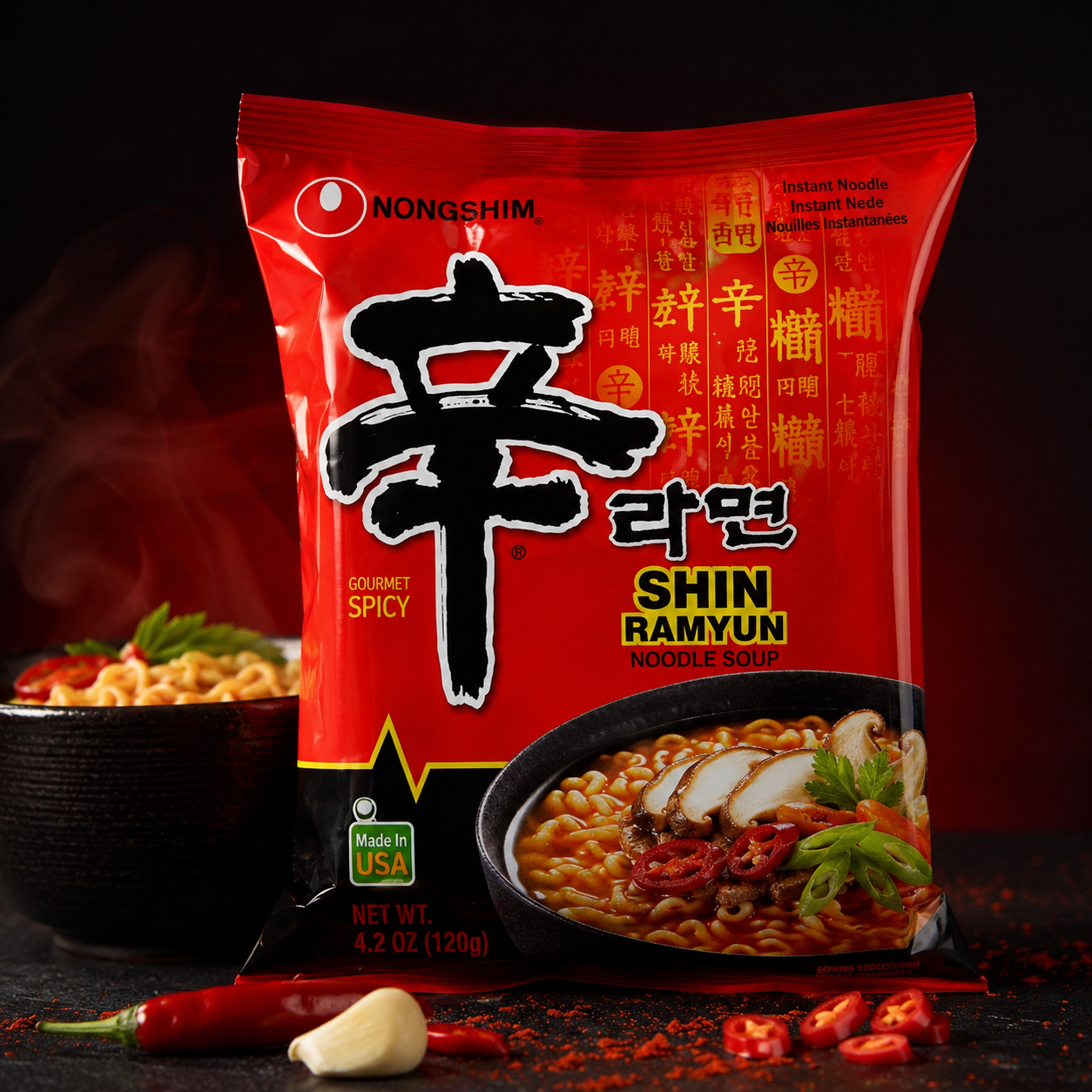 Nongshim Shin Ramyun Instant Noodles 120g per pack - Bulk Pack