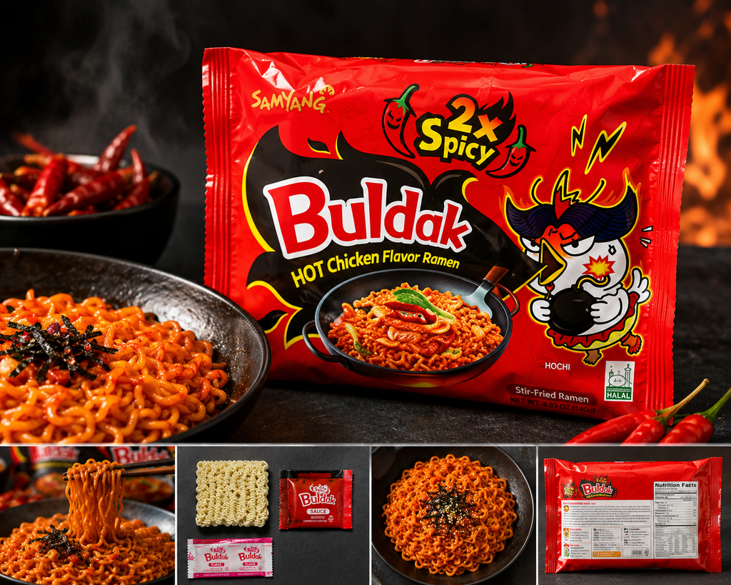 Samyang Buldak 2x Spicy Ramen 140g per pack- Bulk Packs