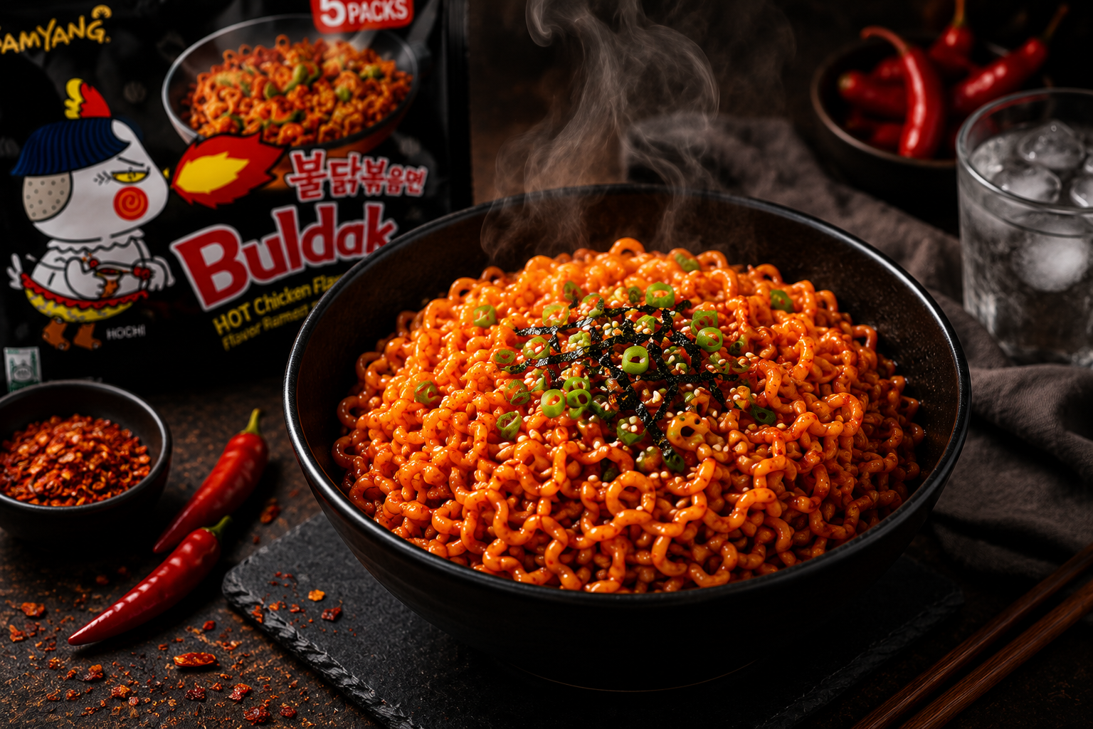 Samyang Buldak Hot Chicken Flavour Ramen, 140g per pack - Bulk Packs